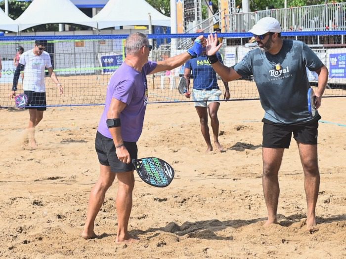 Vitória é palco do maior Campeonato Brasileiro de Beach Tennis da história