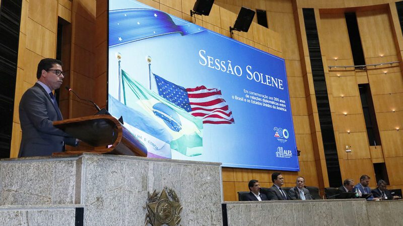 Sessão Solene da Assembleia Legislativa celebra 200 anos da relação Brasil-EUA