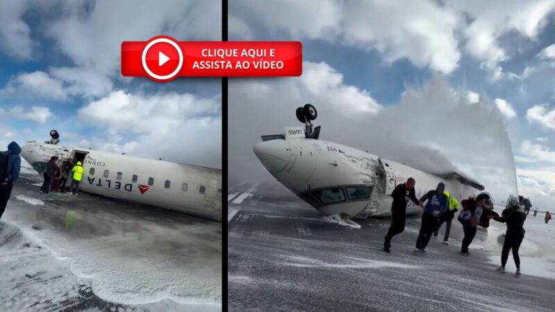 🚨 Tragédia no Ar! Avião da Delta Capota ao Pousar no Canadá!